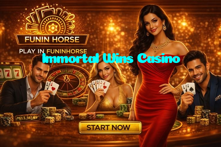 Immortal Wins Casino casino presented on mobile device in Pakistan with slots and live games